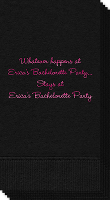 Whatever Happens Party Guest Towels